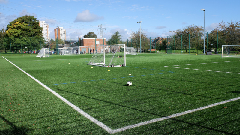 Campo da calcio allenamento